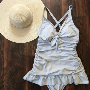 Crown and Ivy Women's one-piece swimsuit